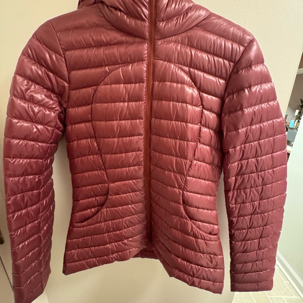 lululemon athletica Burgundy Puffer Jacket